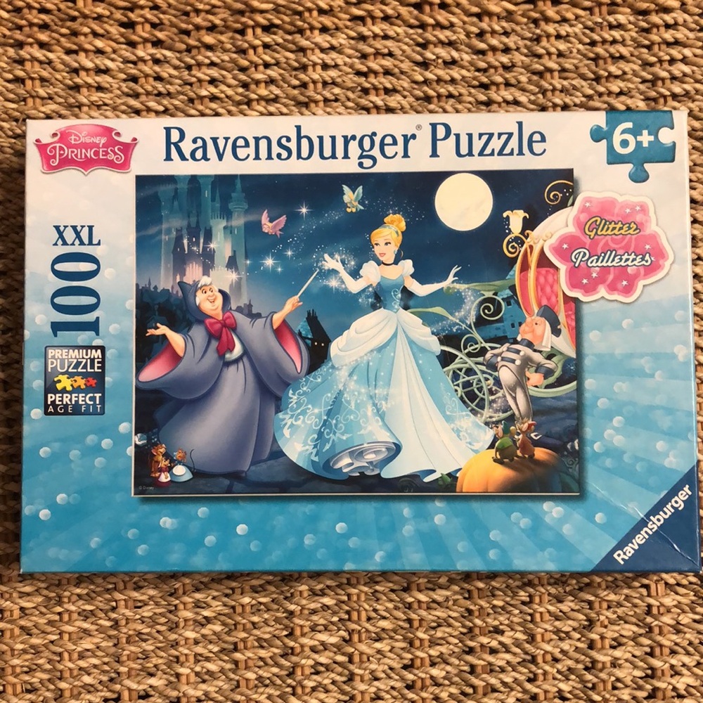 2for$20🟠Ravensburger puzzle 100 pieces - Disney Princess - Cinderella
